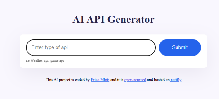 api